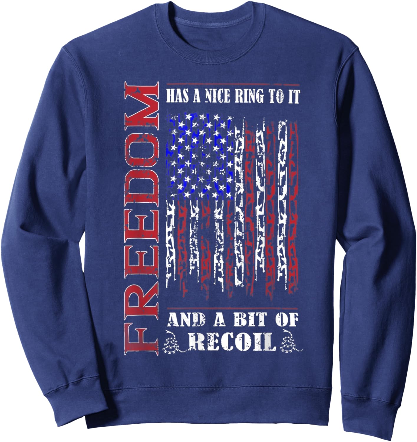 Freedom Has a Nice Ring to it Sweatshirt - Sweatshirt | Navy