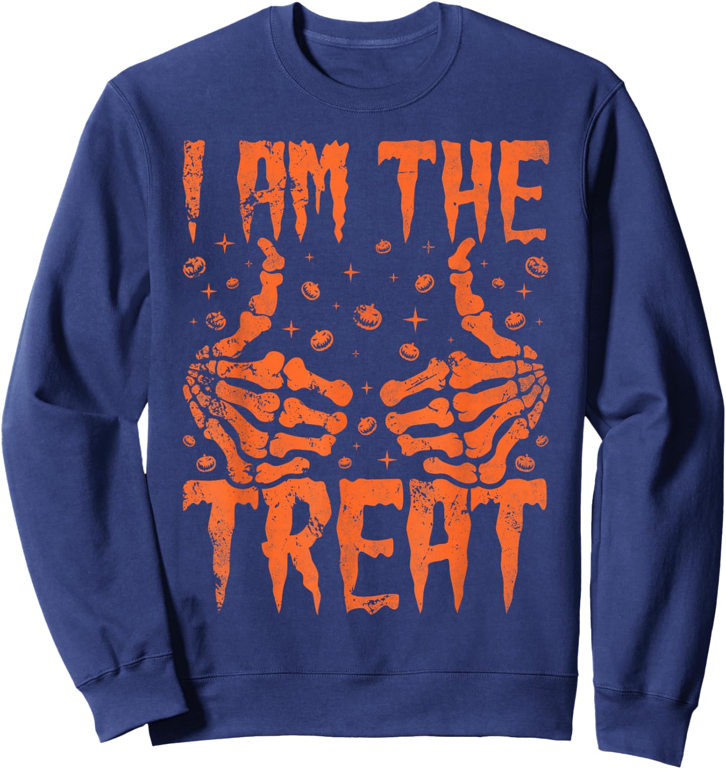 I Am The Treat, Halloween Sweatshirt - Sweatshirt | Navy