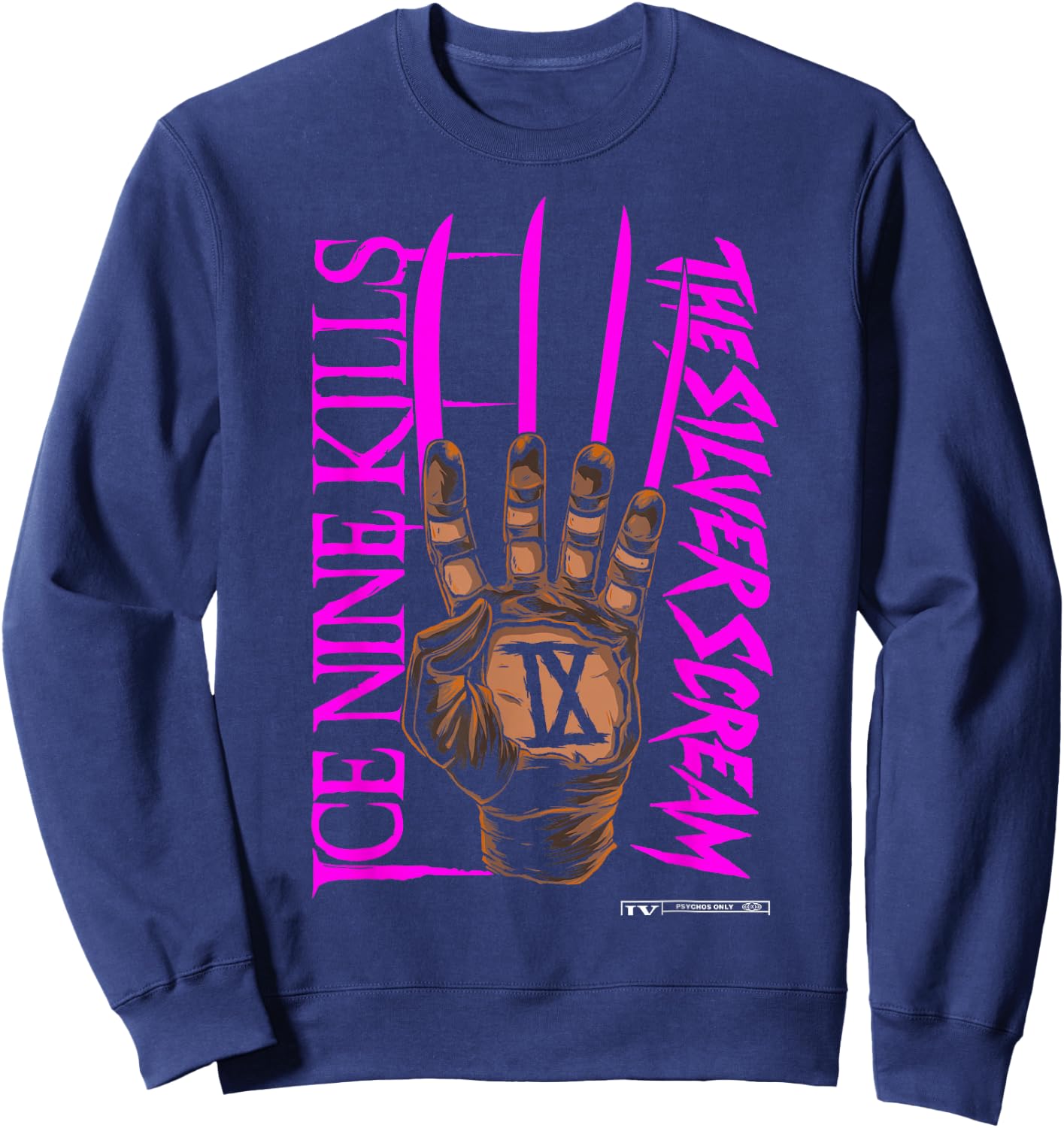 Ice Nine Kills – The Sliver Scream Halloween Sweatshirt - Sweatshirt | Navy