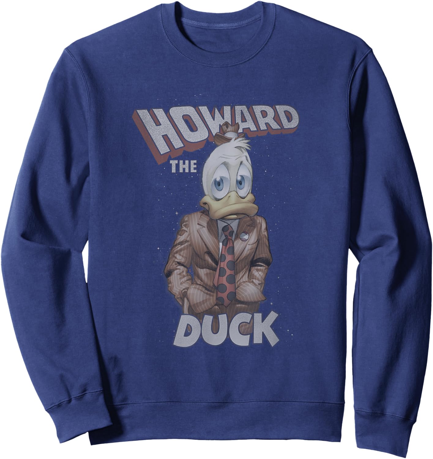 Marvel Comics Retro Classic Howard The Duck Space Portrait Sweatshirt - Sweatshirt | Navy