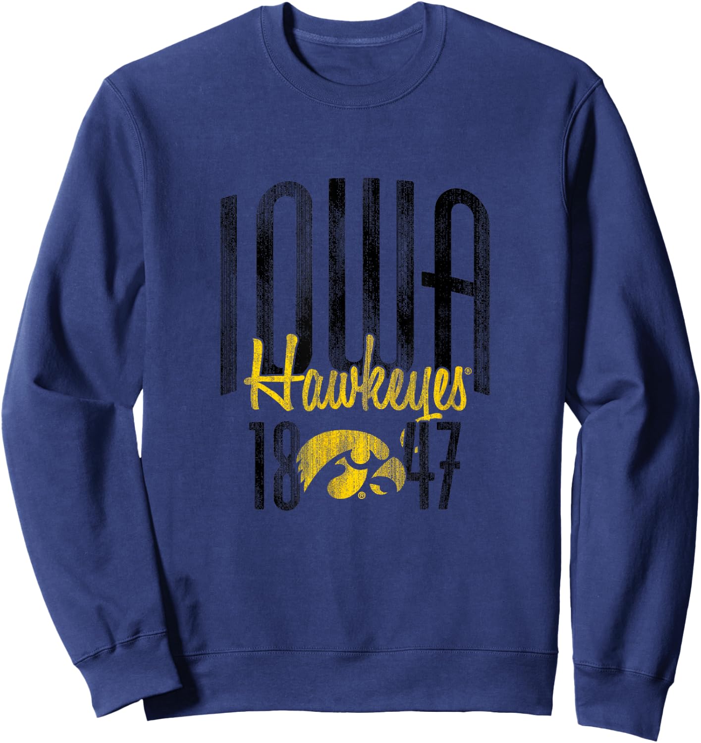 Iowa Hawkeyes | NCAA University of Official | 01AMBK13 Sweatshirt - Sweatshirt | Navy