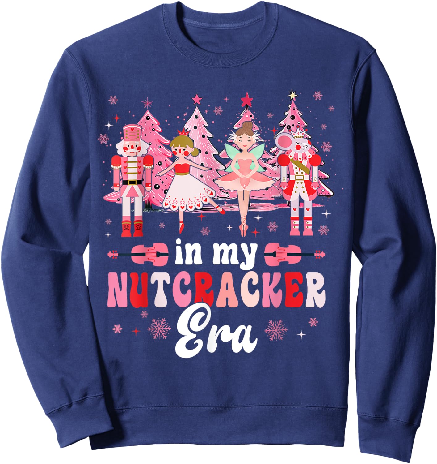 In My Nutcracker Era Christmas Nutcracker Ballet Festive Sweatshirt - Sweatshirt | Navy