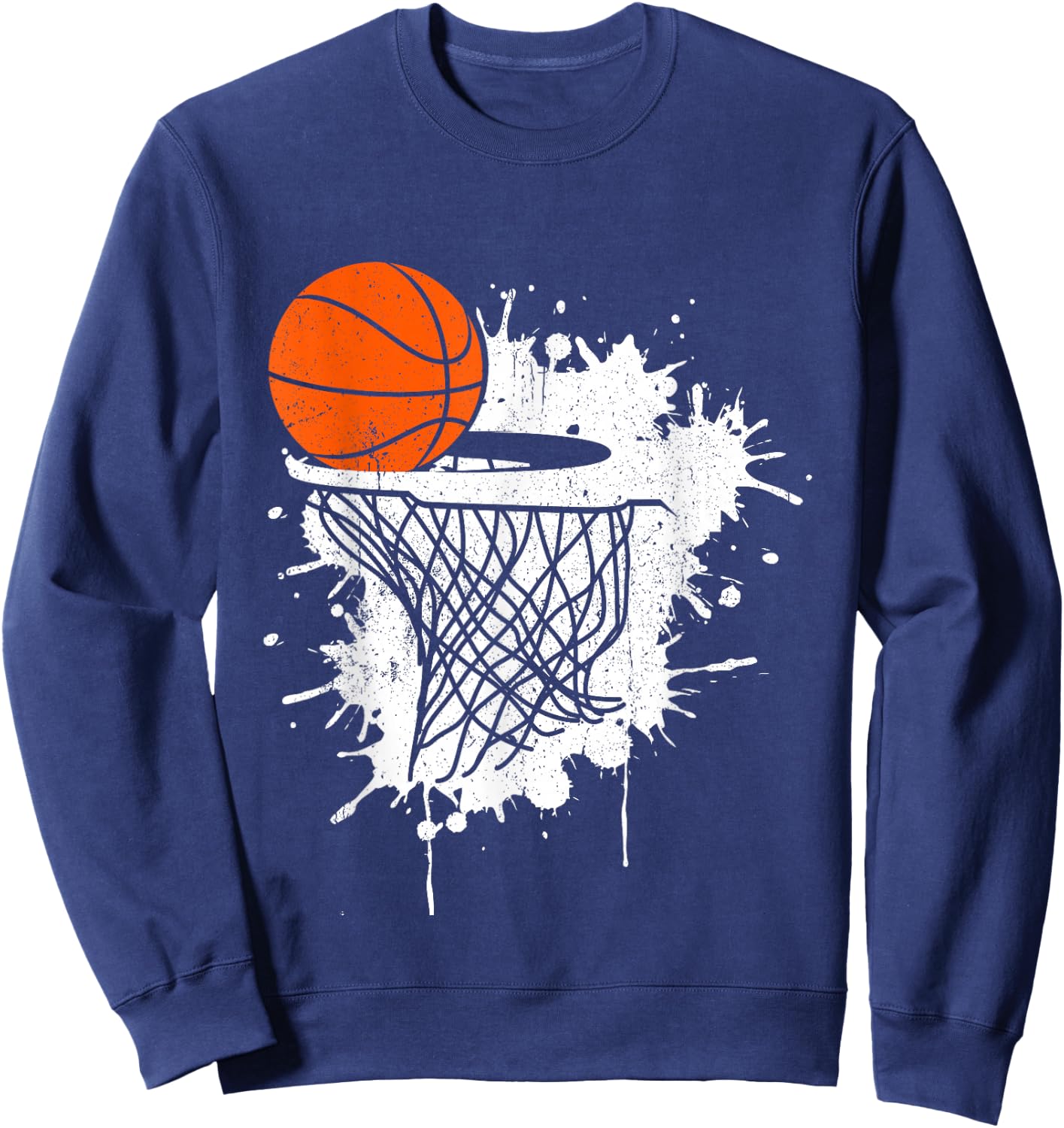 Basketball Gift Coach Player Boys Girls Men Youth Baller Small Sweatshirt - Sweatshirt | Navy