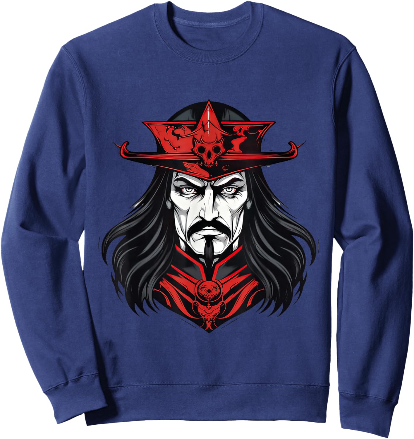 Vlad The Impaler Anime Sweatshirt - Sweatshirt | Navy