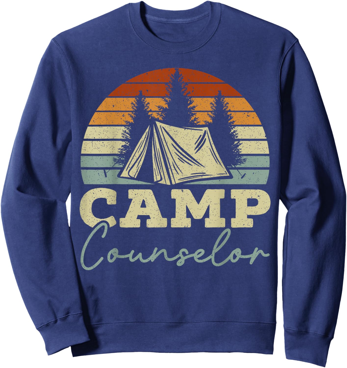Camp Counselor for a Funny Camper Summer Camp Director Women Sweatshirt - Sweatshirt | Navy