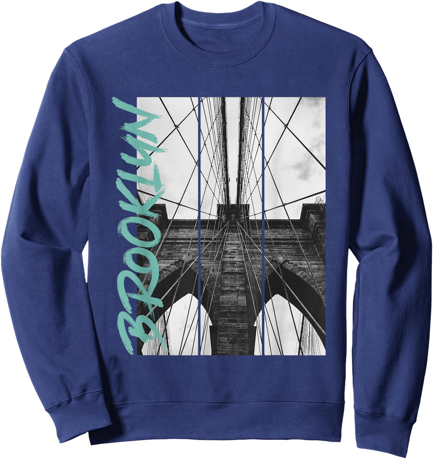 Brooklyn, New York City Sweatshirt - Sweatshirt | Navy