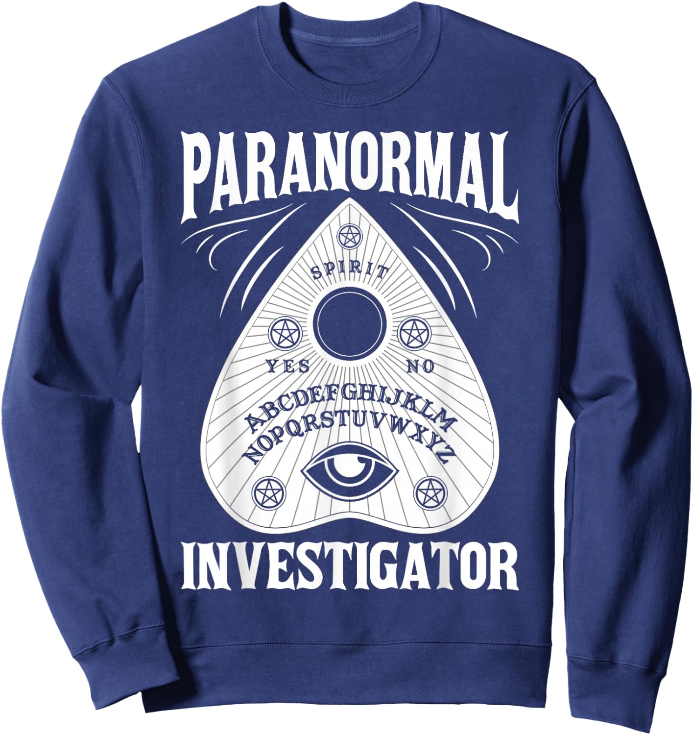 Ghost Hunting Paranormal Investigator Sweatshirt - Sweatshirt | Navy