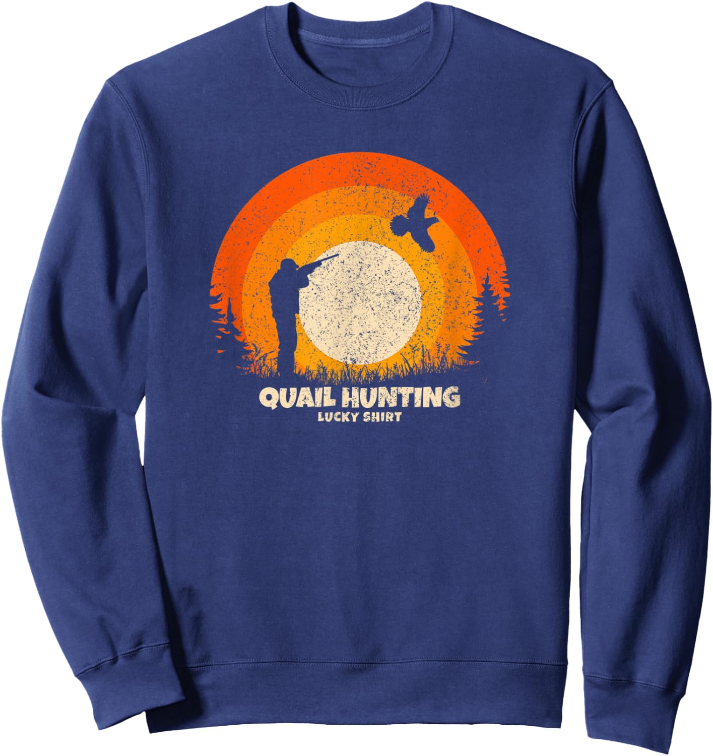 Lucky Charm Quail Hunting Sweatshirt - Sweatshirt | Navy