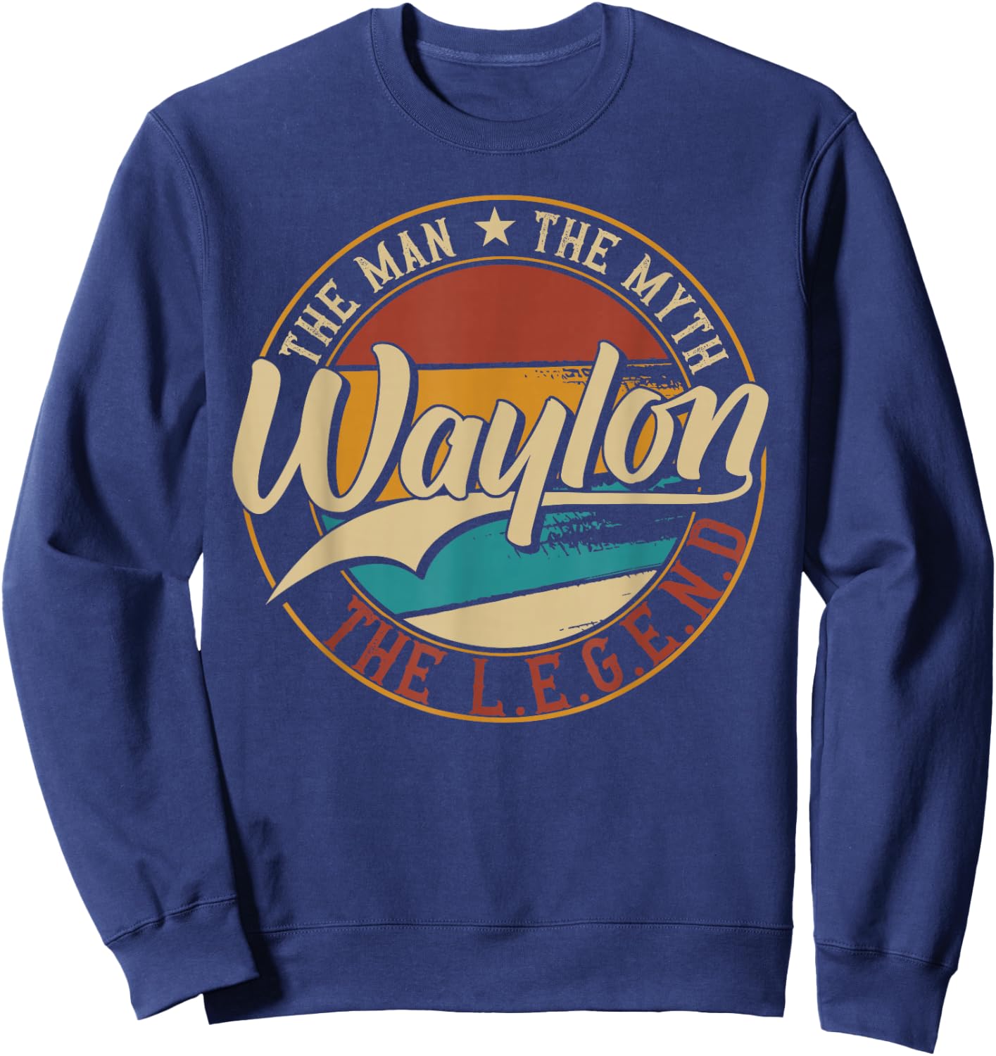 Waylon The man the myth the legend Sweatshirt - Sweatshirt | Navy