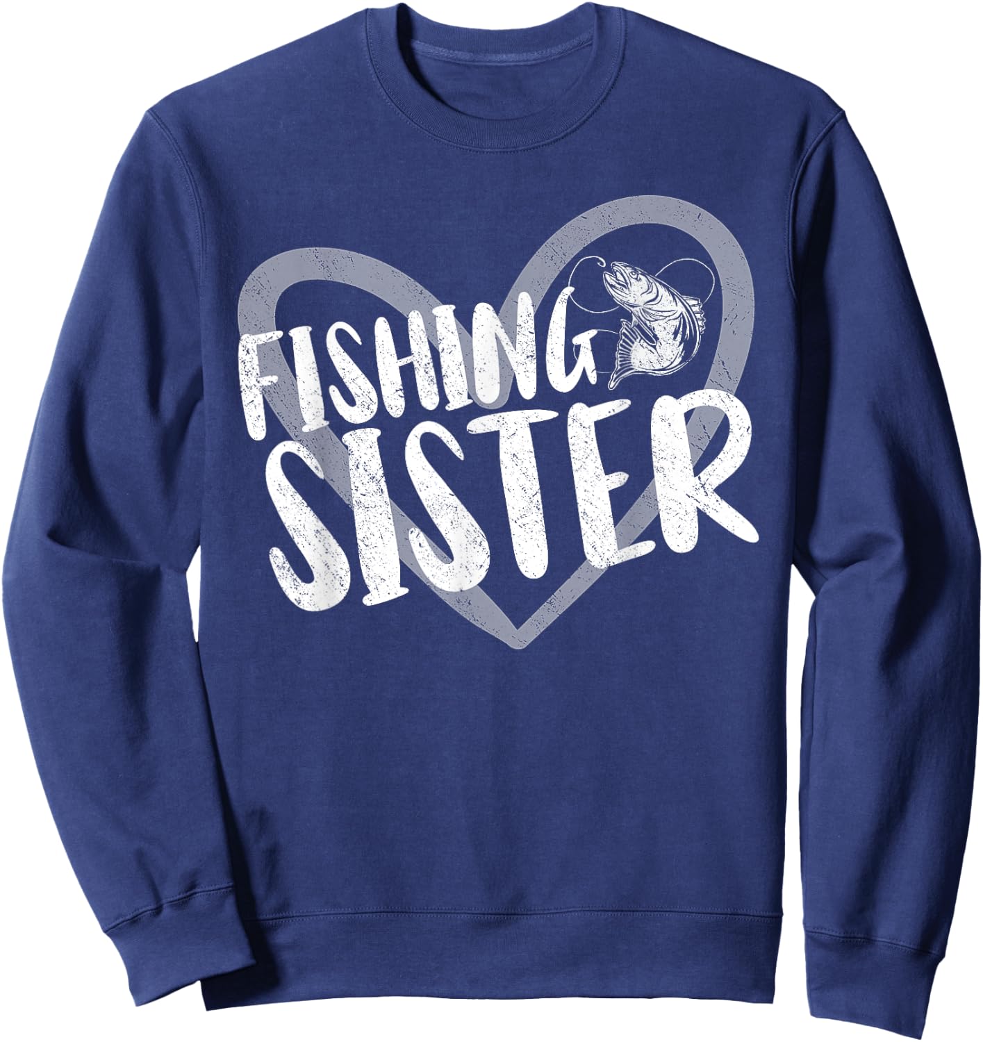 Fishing Sister Sweatshirt - Sweatshirt | Navy