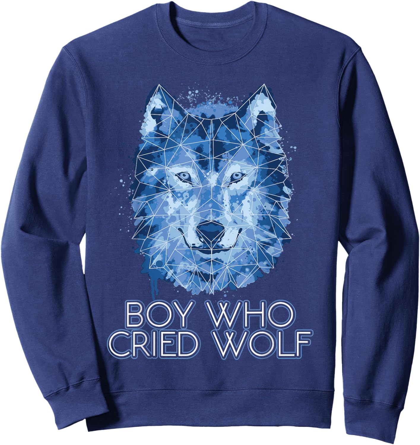Boy Who Cried Wolf Lover Outfit Sweatshirt - Sweatshirt | Navy
