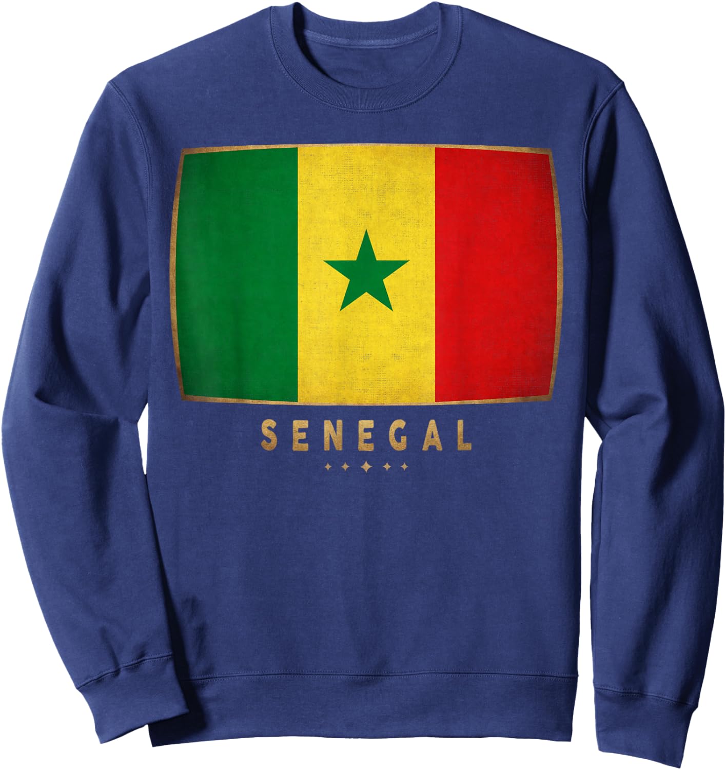 Senegal Flag - Funny Senegal Jersey Women Kids Sweatshirt - Sweatshirt | Navy