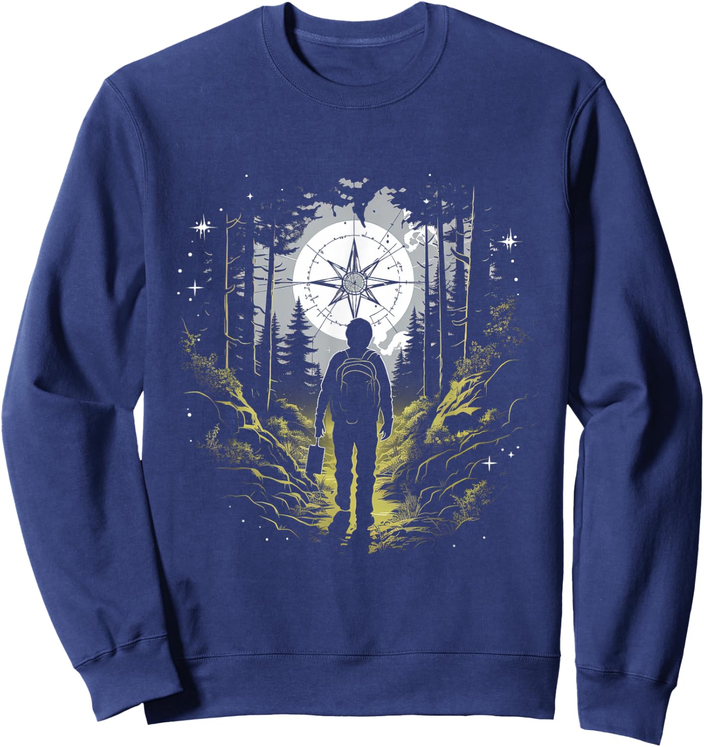Geocaching Nature Compass Adventure Sweatshirt - Sweatshirt | Navy