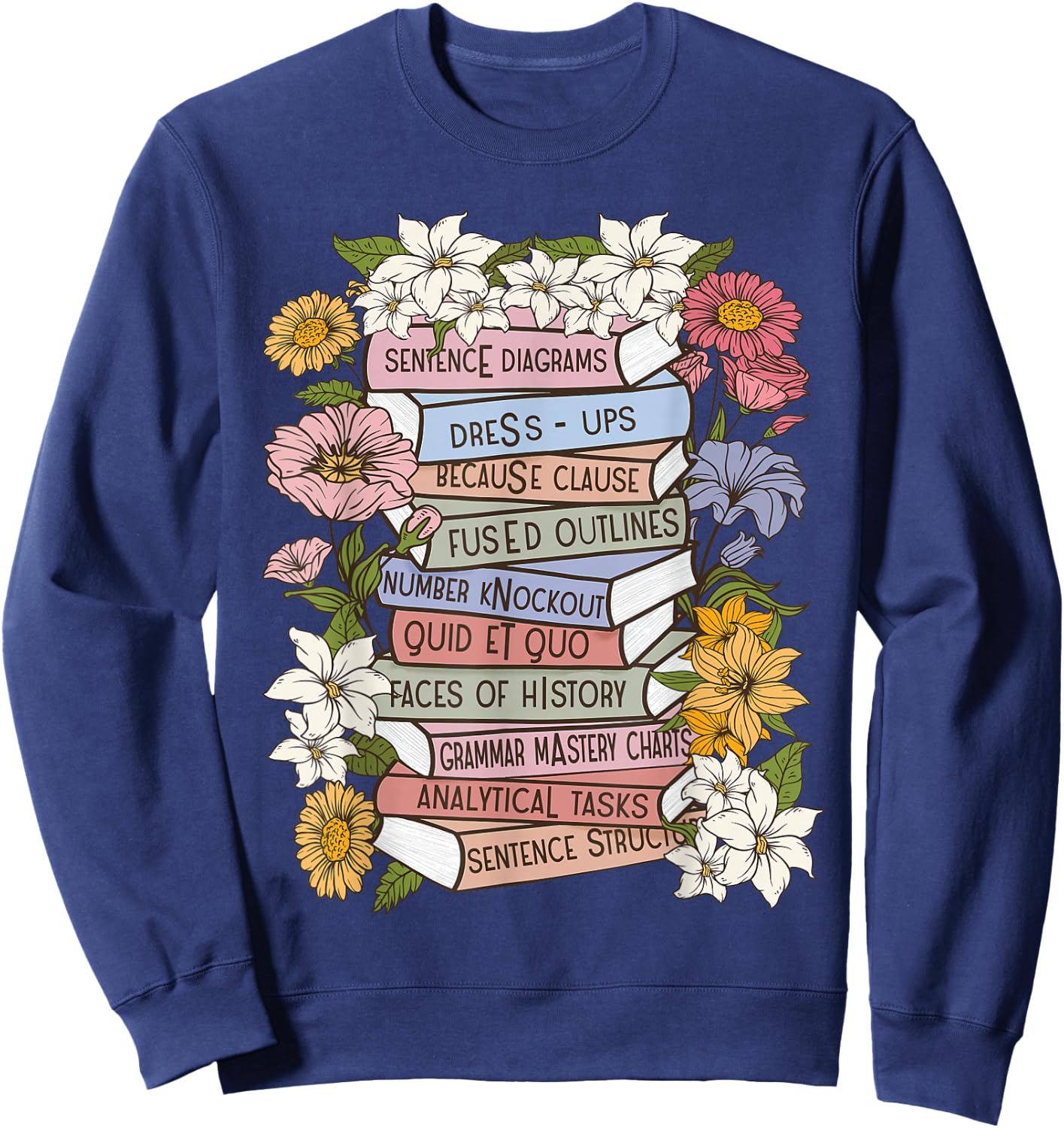 CC Tutor Book Classical Conversation Rising The Challenge Sweatshirt - Sweatshirt | Navy