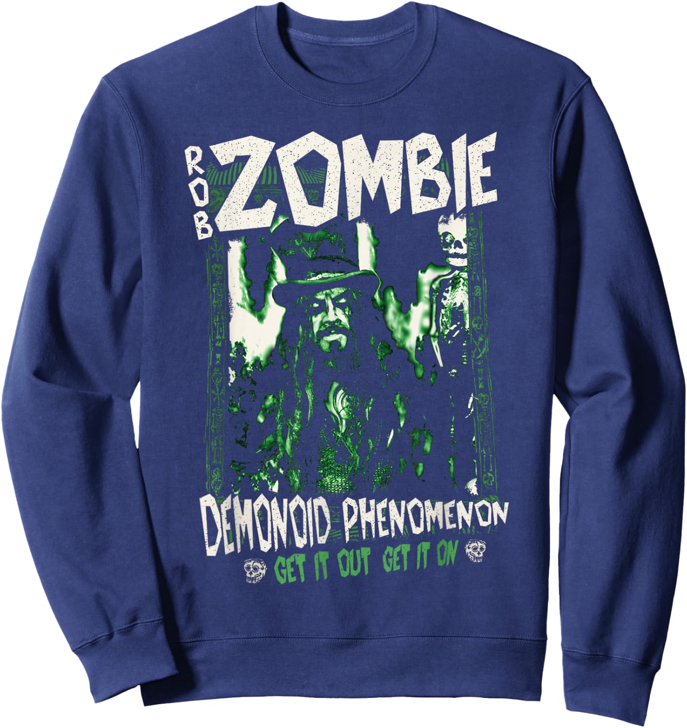 Rob Zombie – Demonoid Phenomenon Sweatshirt - Sweatshirt | Navy