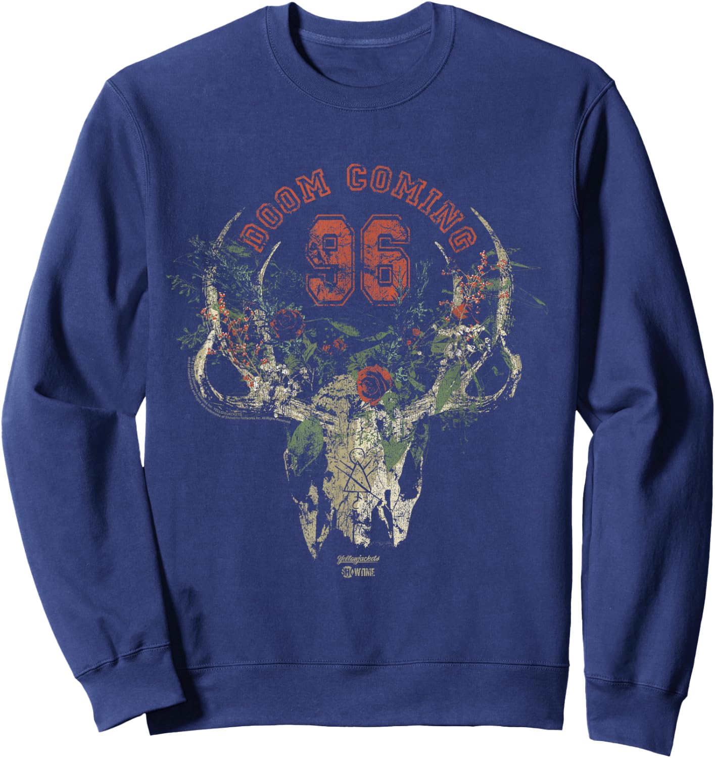 Yellowjackets Doom Coming Symbol Sweatshirt - Sweatshirt | Navy