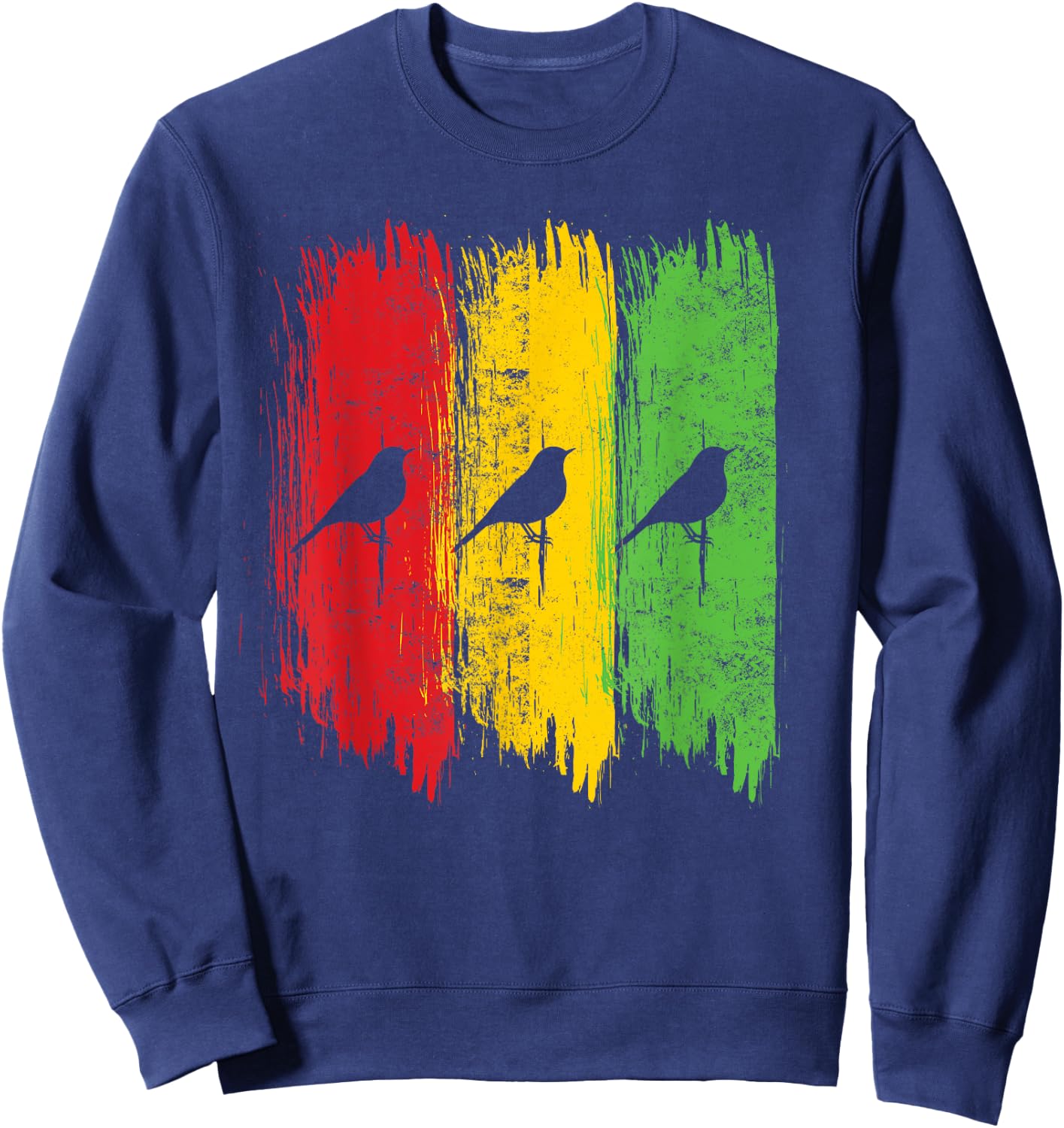 Good Rastafari Music Vibes Only Rasta Jamaika Reggae Sweatshirt - Sweatshirt | Navy