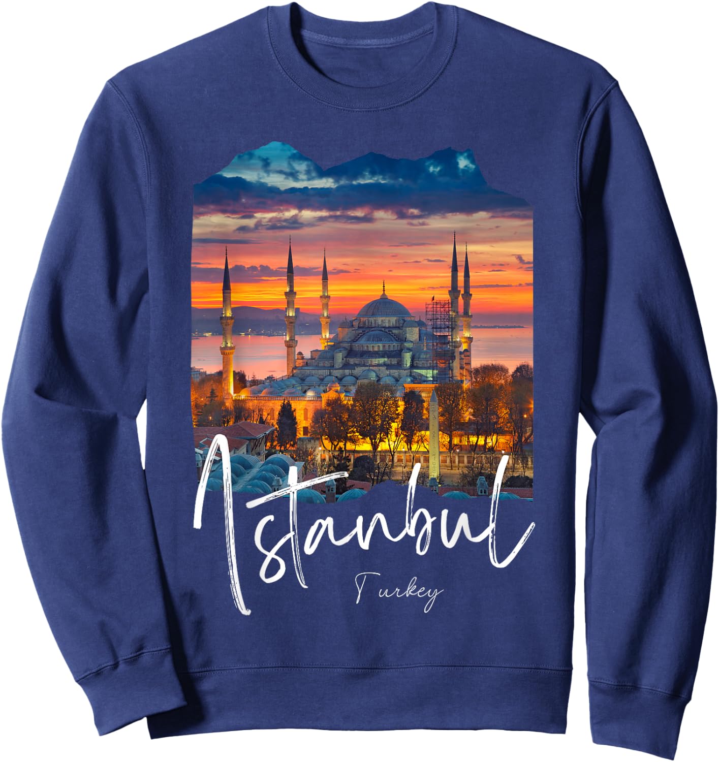 Istanbul Turkey Souvenir / Istanbul Sweatshirt - Sweatshirt | Navy