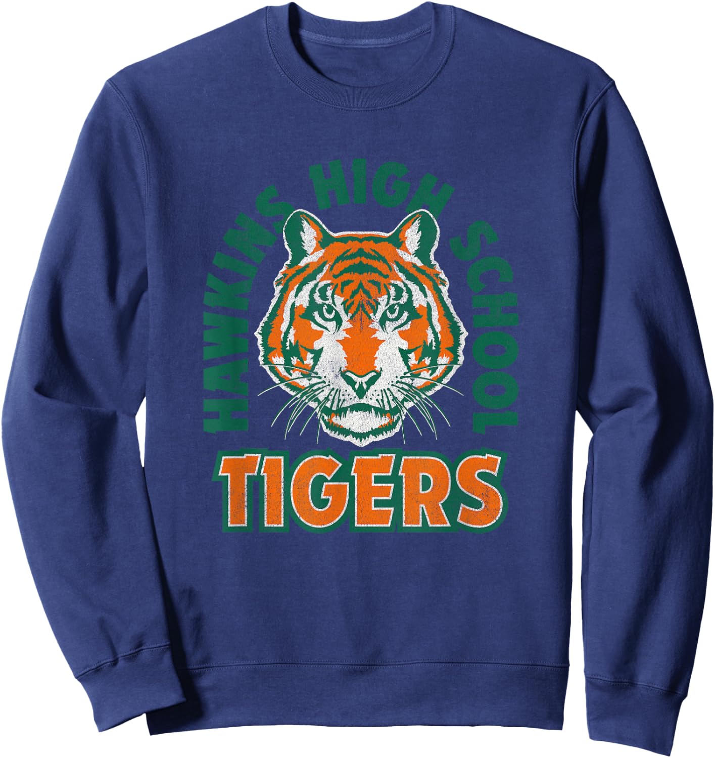 Stranger Things Retro Hawkins High School 1986 Collegiate Sweatshirt - Sweatshirt | Navy