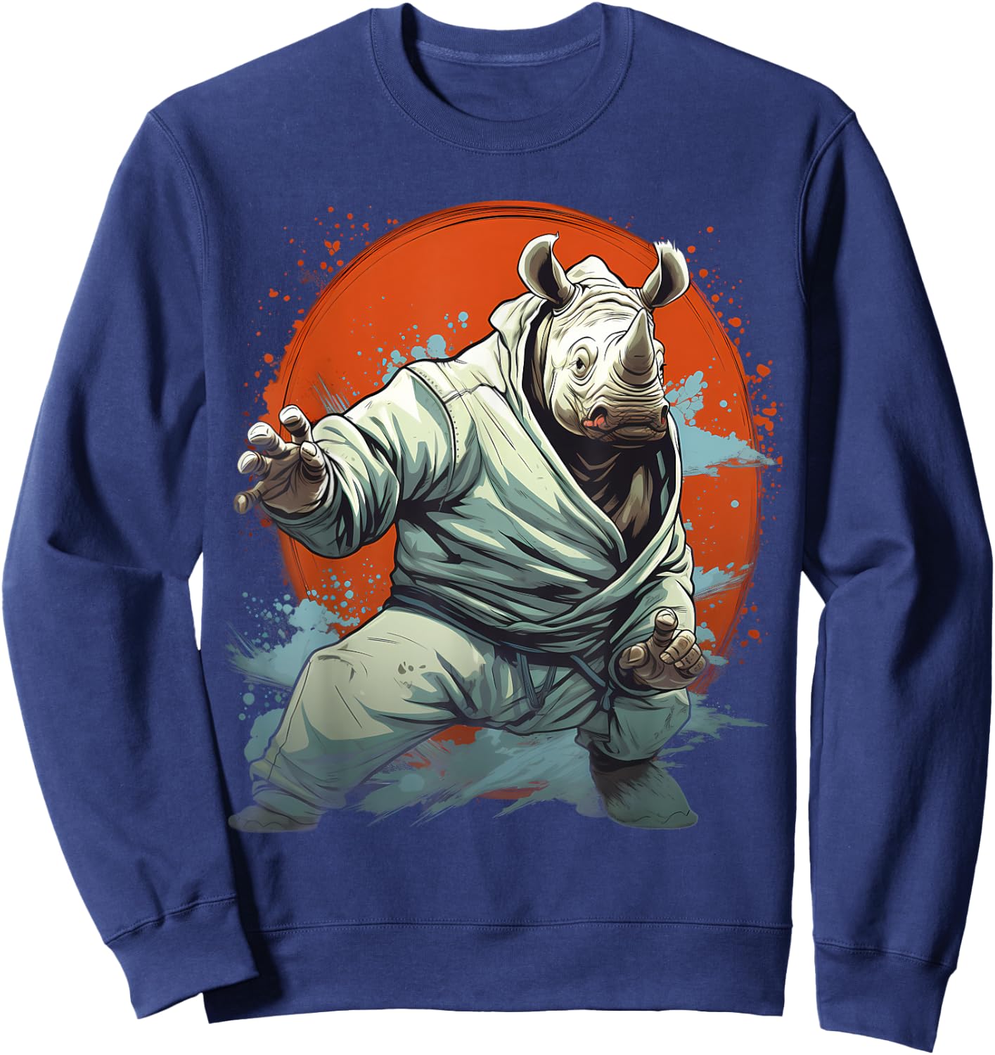 MMA Rhino Karate Sweatshirt - Sweatshirt | Navy