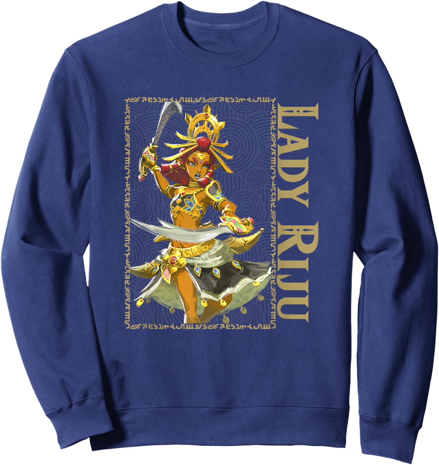 The Legend of Zelda: Breath of the Wild Lady Riju Pure Hero Sweatshirt - Sweatshirt | Navy