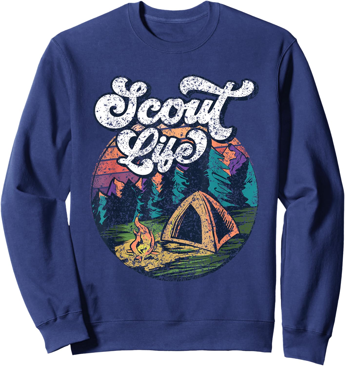 Scout Life Scouting Scouts Outdoor Hiking Sweatshirt - Sweatshirt | Navy