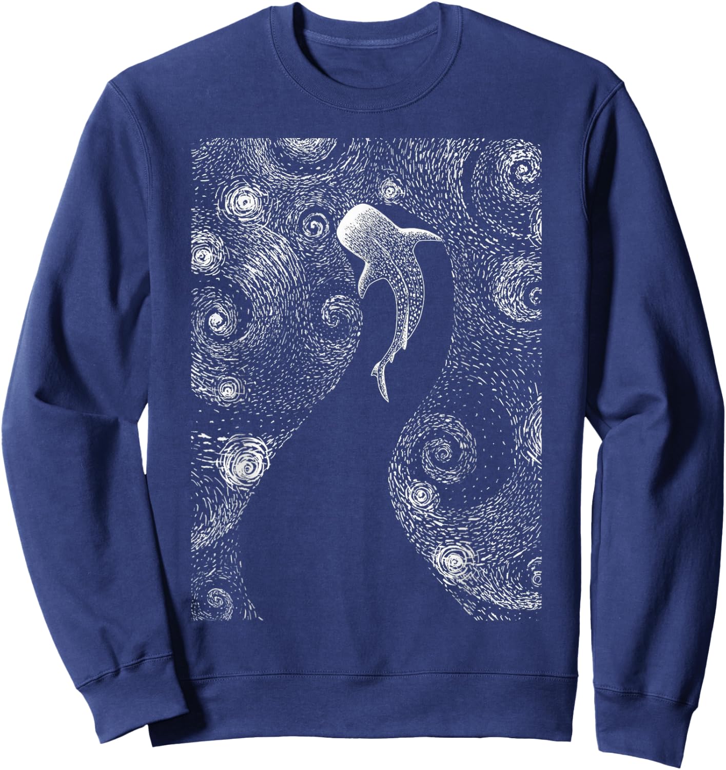 Diving With Whale Sharks Whale Shark Sweatshirt - Sweatshirt | Navy