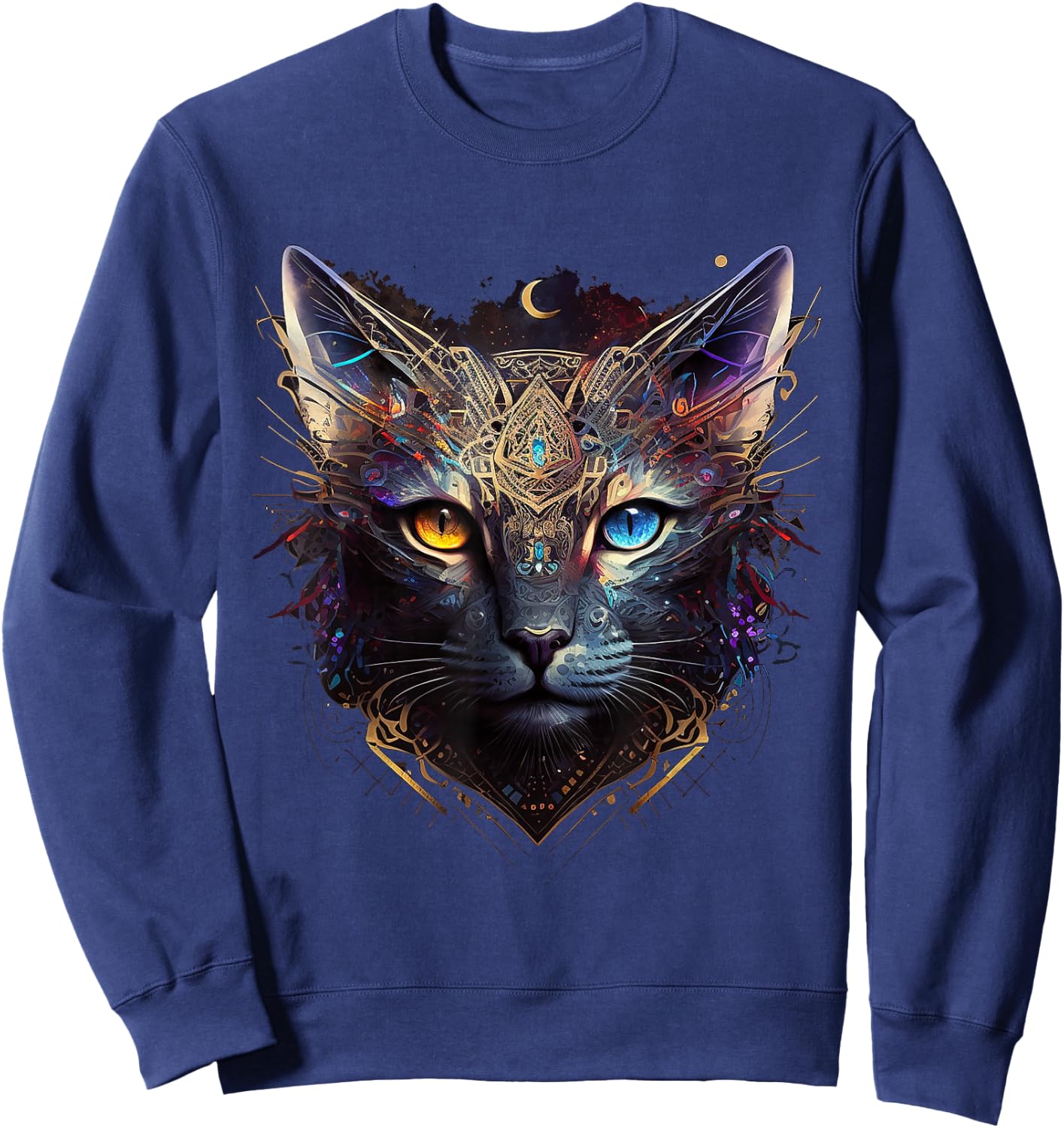 Cat Animal Lover Animal Cat Sweatshirt - Sweatshirt | Navy