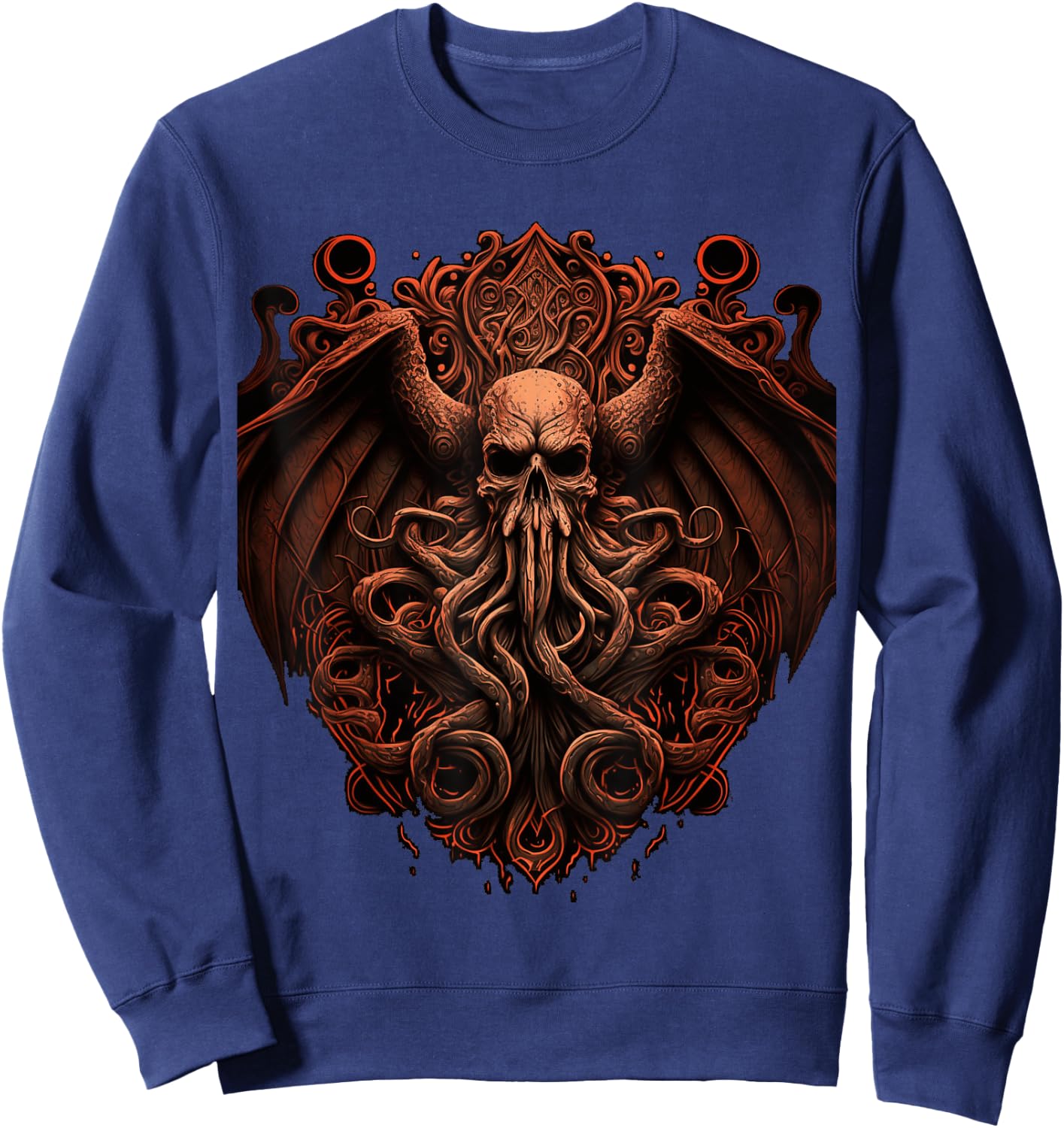 Cthulhu Lovecraft | Horror Cthulhu Myth | Entity of Cthulhu Sweatshirt - Sweatshirt | Navy