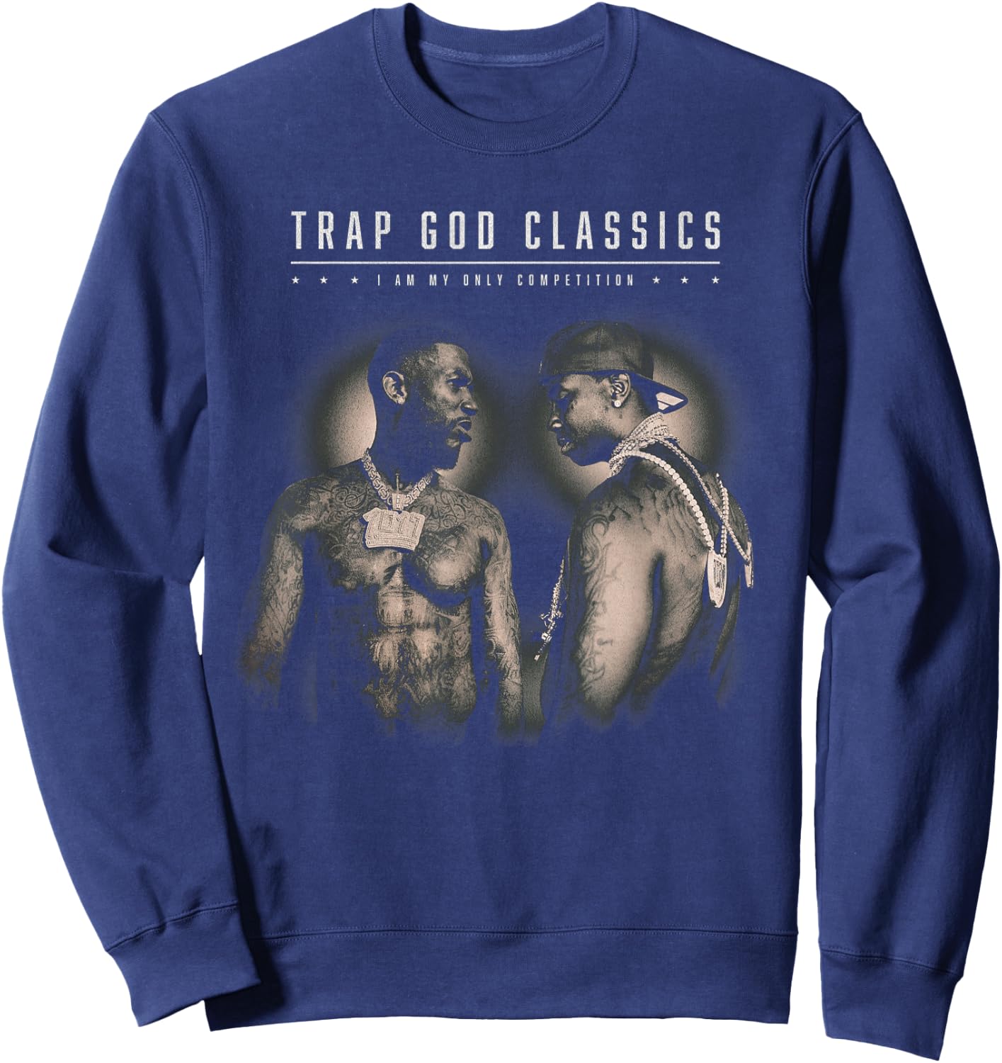 Gucci Mane Trap God Classics Cover Sweatshirt - Sweatshirt | Navy