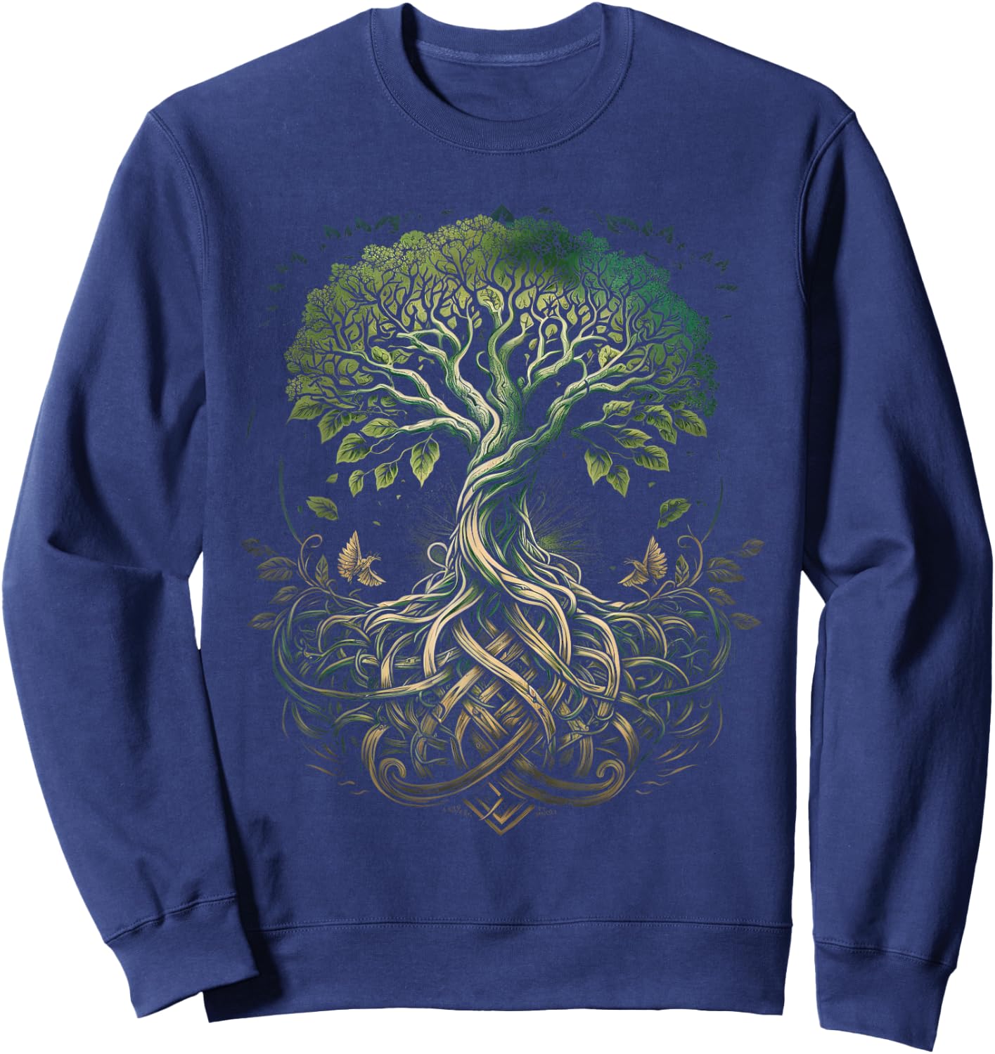 Tree of Life Viking Midgard Thor Walhalla Sweatshirt - Sweatshirt | Navy