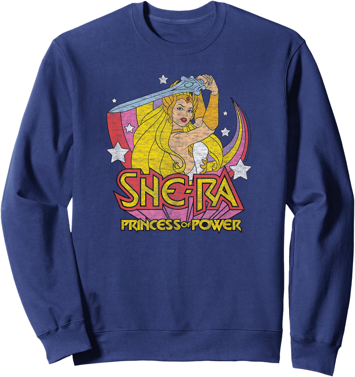She-Ra - Princess of Power Sword Rainbow Sweatshirt - Sweatshirt | Navy