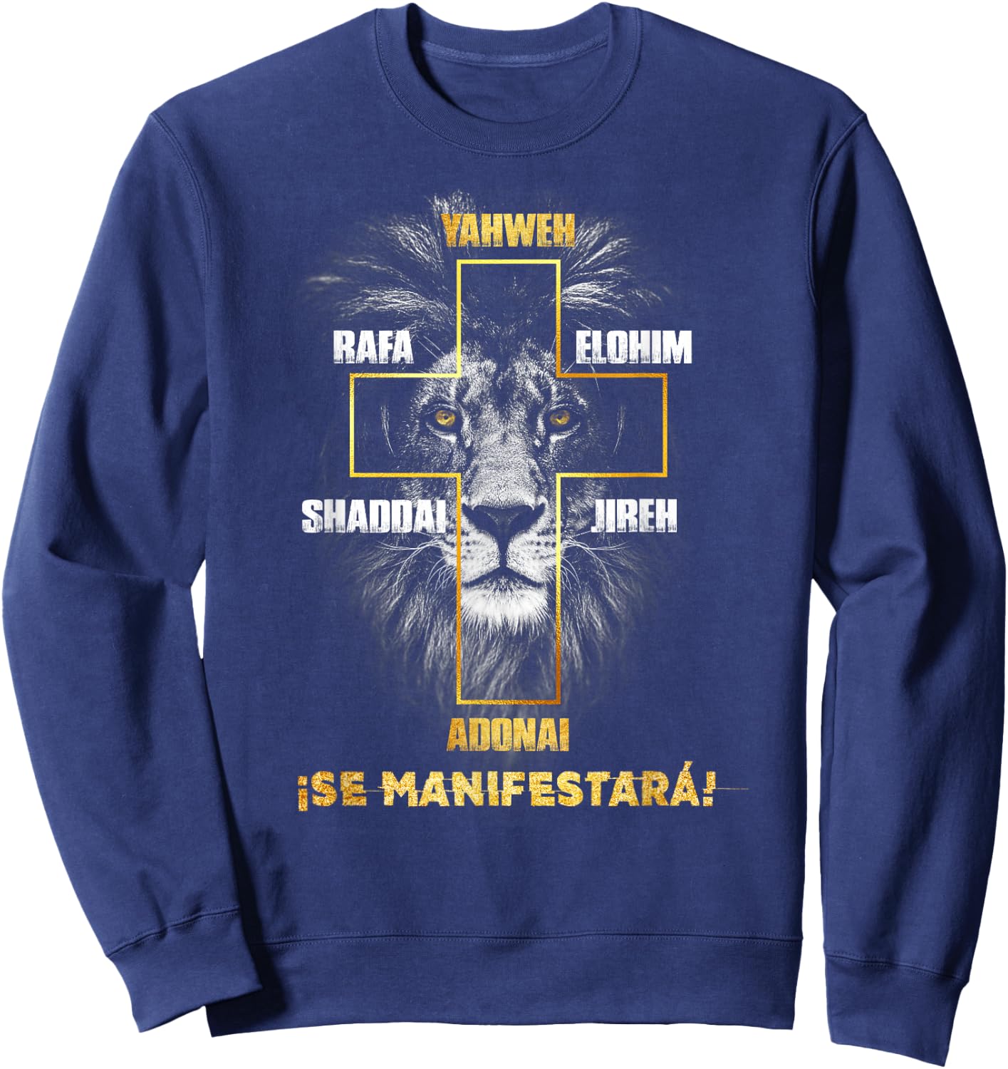 Cristianos de Jesus en Espanol - Christian Spanish mensaje Sweatshirt - Sweatshirt | Navy