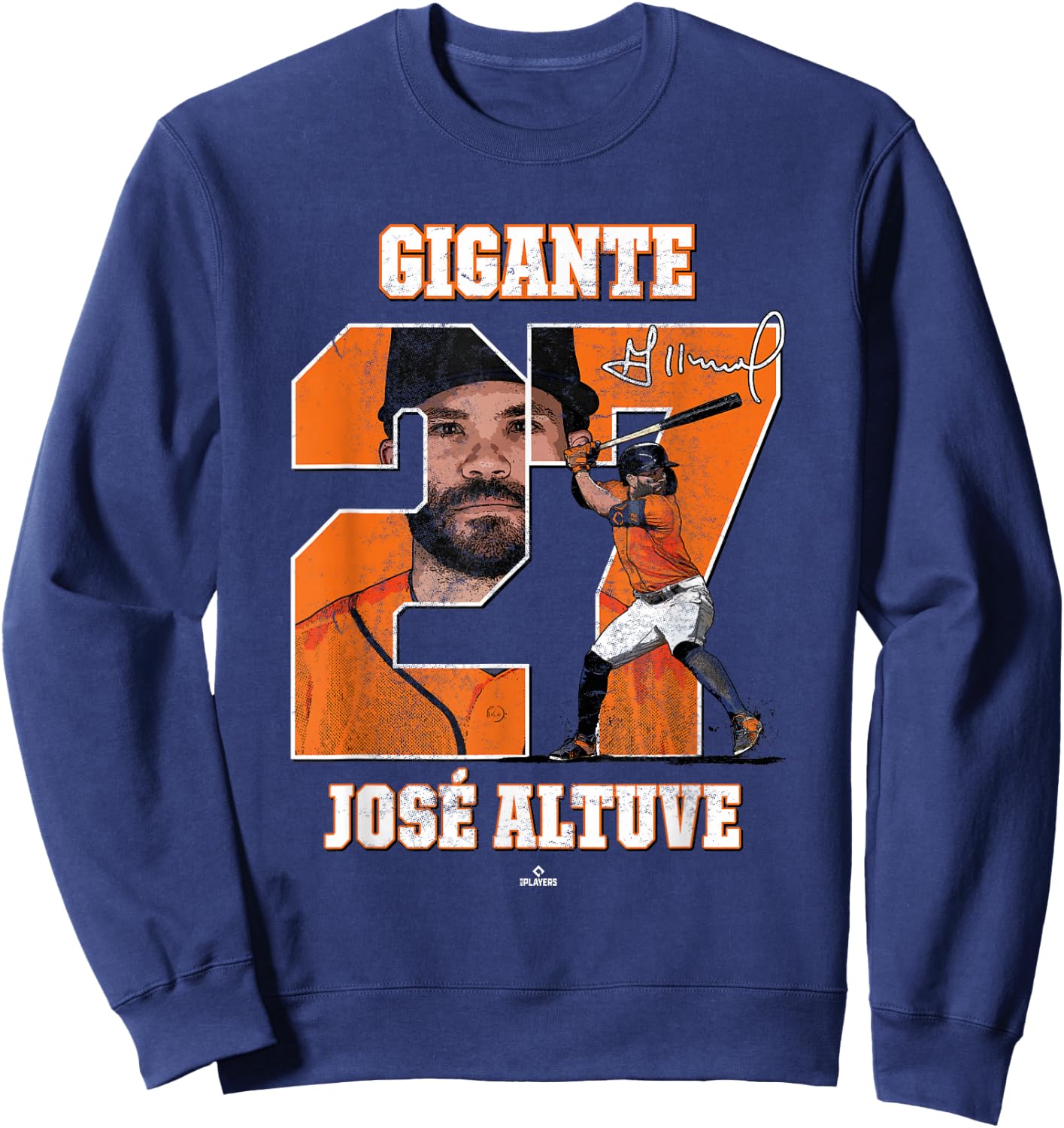 El Pequeno Gigante Jose Altuve Jose Altuve Houston MLBPA Sweatshirt - Sweatshirt | Navy