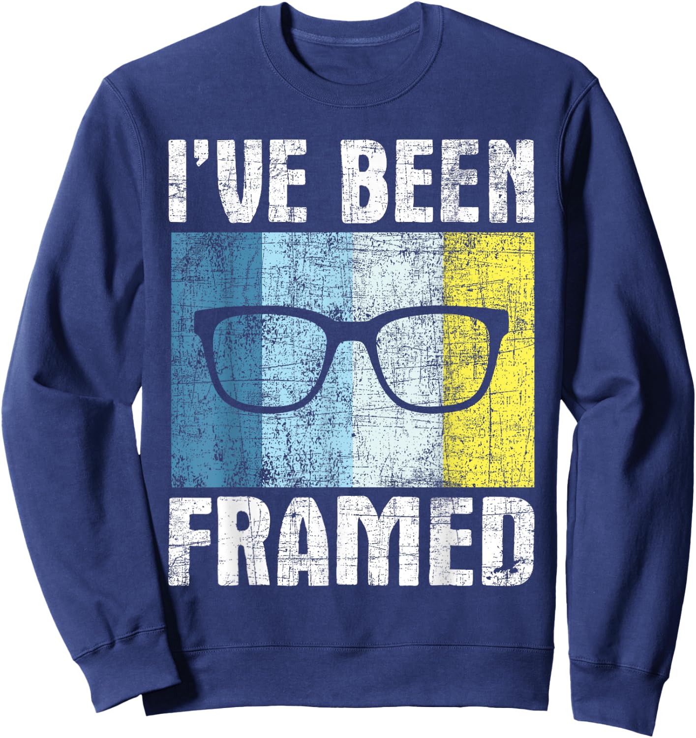 Funny Optometrist Shirts - Retro Eyeglasses Optometrist Optometry Sweatshirt - Sweatshirt | Navy