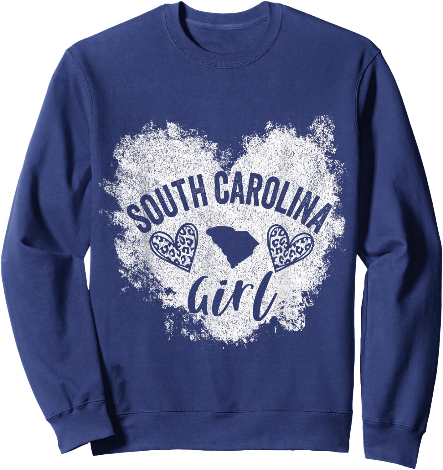 South Carolina Girl Funny Hometown South Carolina Home Sweatshirt - Sweatshirt | Navy