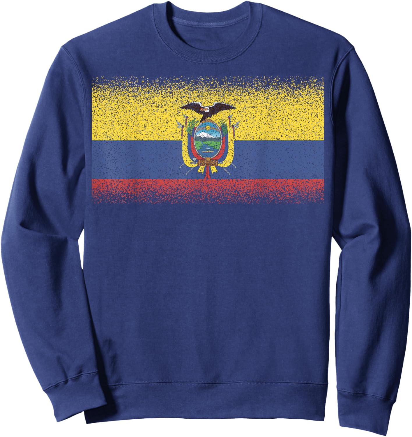 National Flag of Ecuador souvenir gift women Sweatshirt - Sweatshirt | Navy