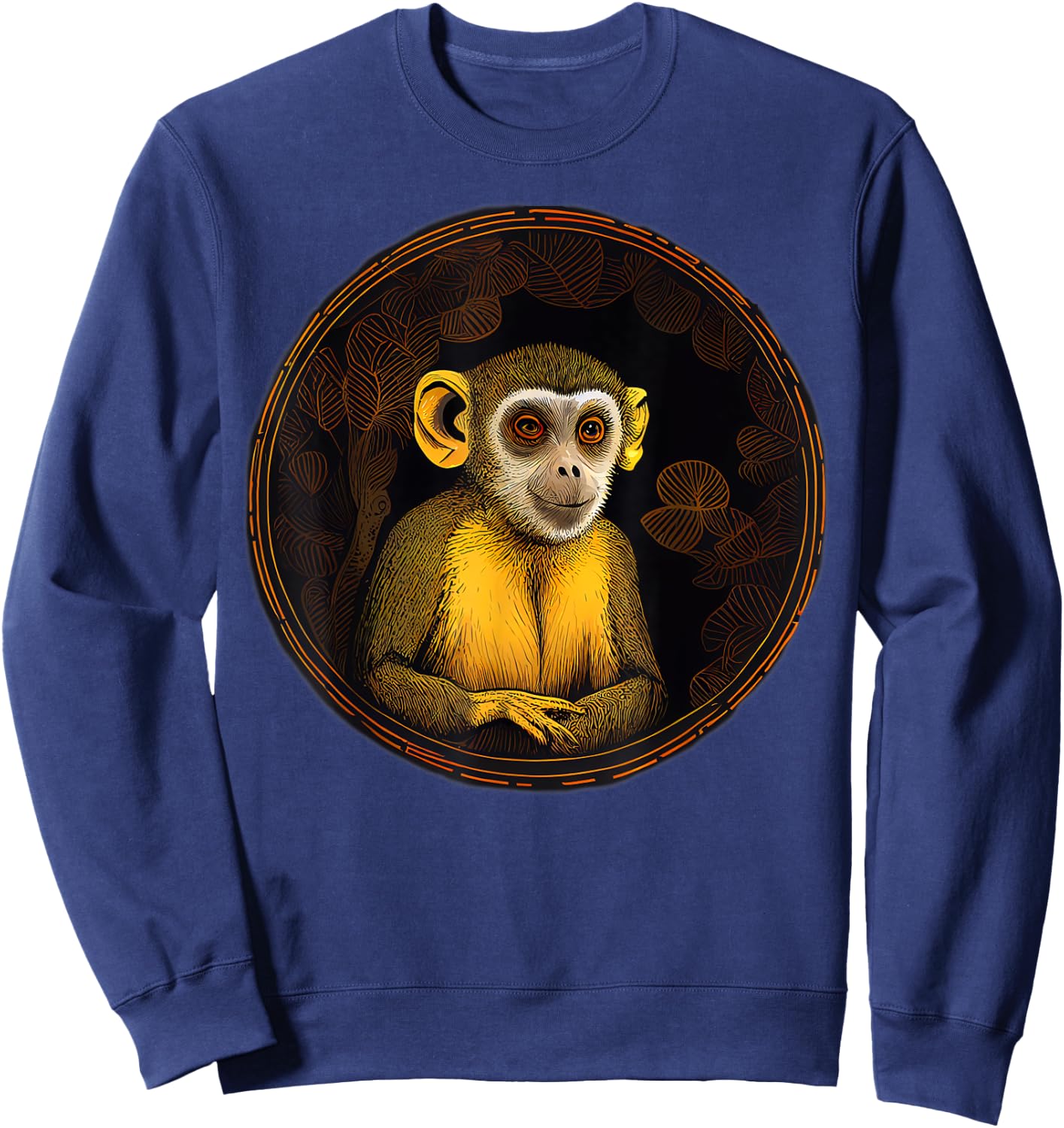 Squirrel Monkey Animal Lover Wildlife Squirrel Monkeys Sweatshirt - Sweatshirt | Navy