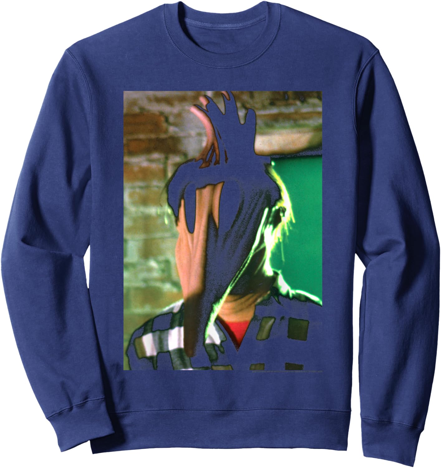 Beetlejuice Adam Ghost Form Photo Movie Sweatshirt - Sweatshirt | Navy