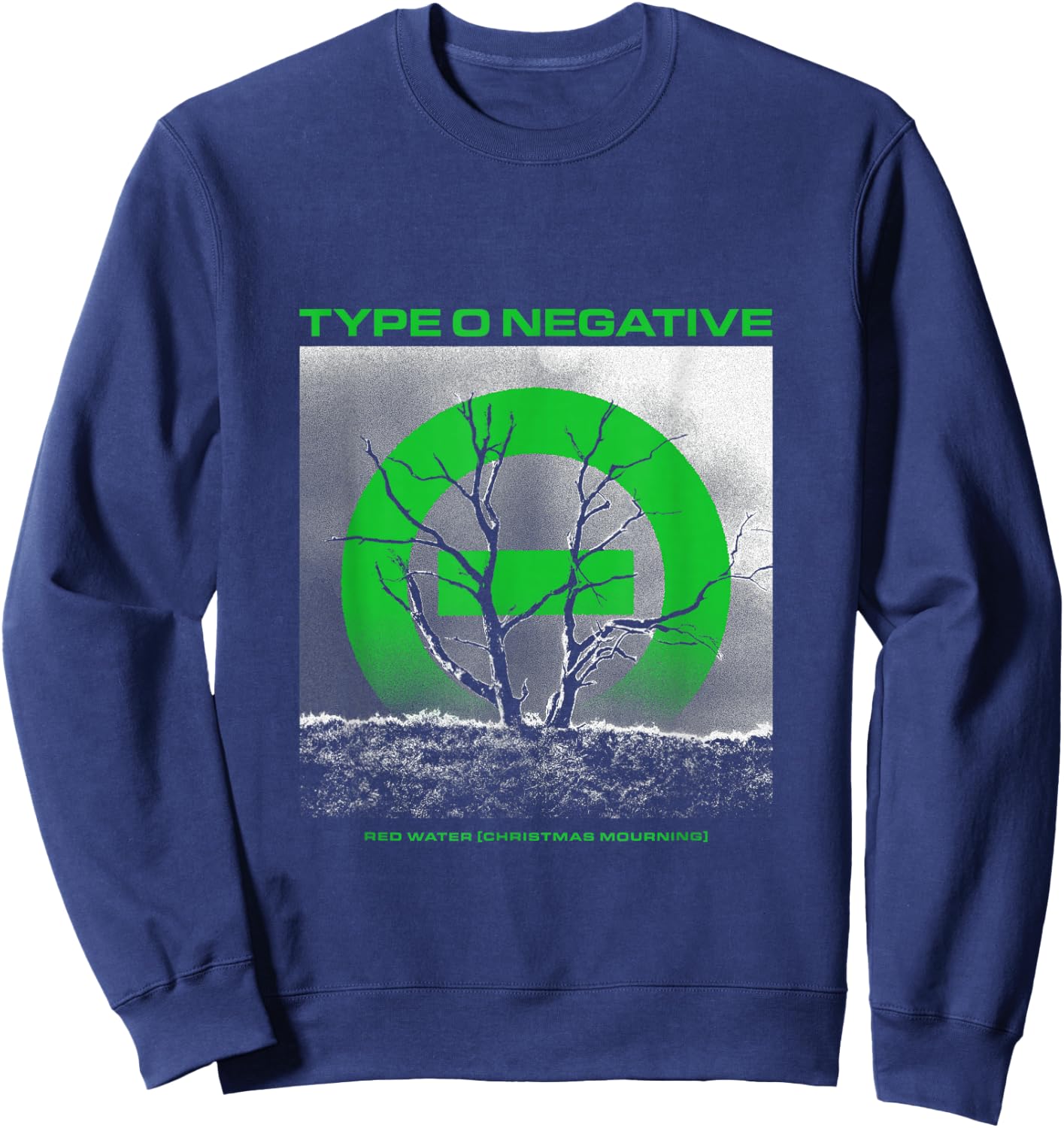 Type O Negative Red Water Green Sweatshirt - Sweatshirt | Navy