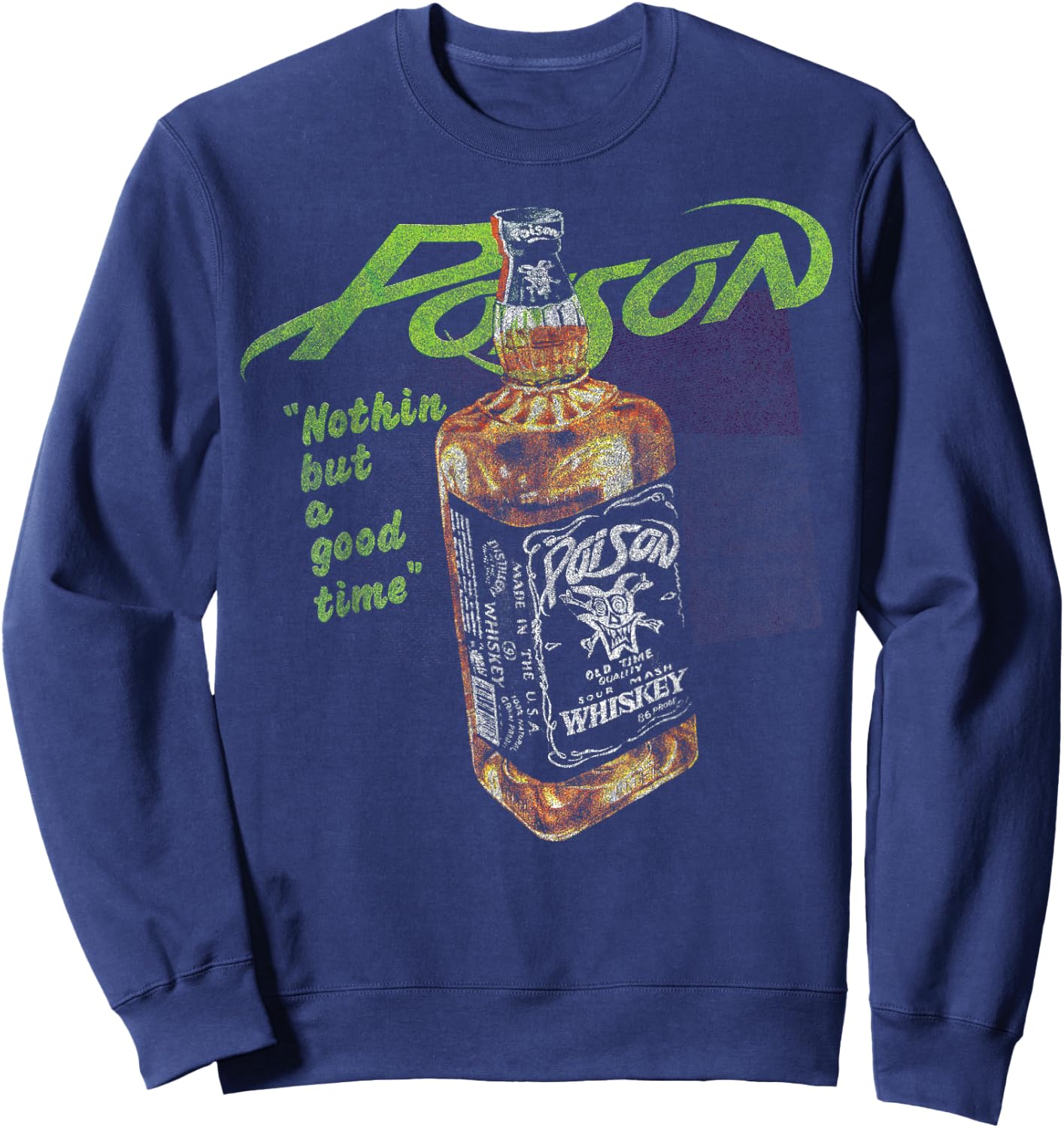 Poison - Nothin But A Good Time Sweatshirt - Sweatshirt | Navy