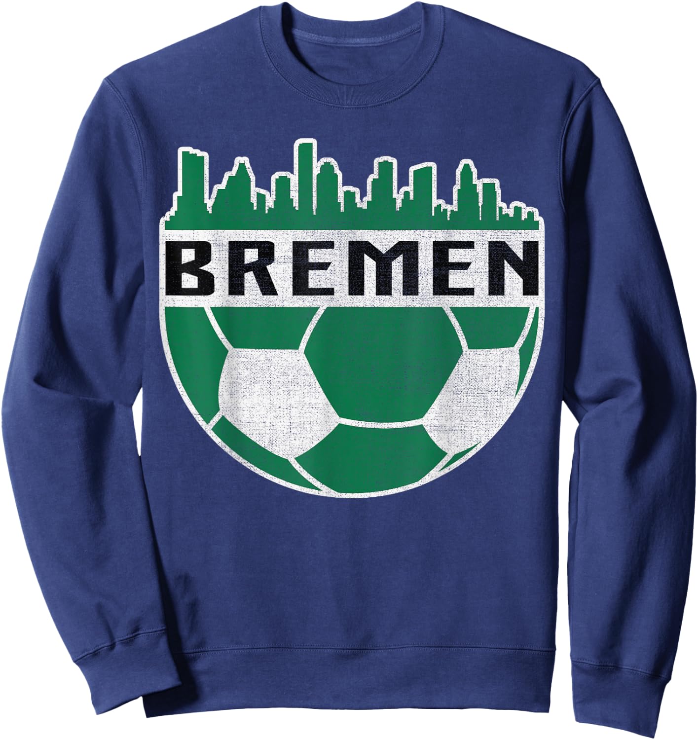 Fuballmannschaft Fuballklub Bremer Geschenk Football Fan , -Adults, Kids, Black, Small, Short Sleeve, , Sports Team Fan Sweatshirt - Sweatshirt | Navy