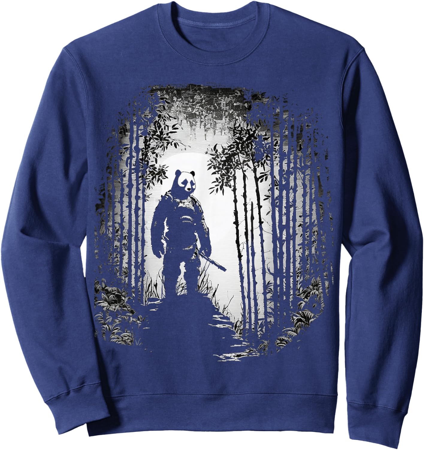 Panda Bear Animal Art Panda Sweatshirt - Sweatshirt | Navy