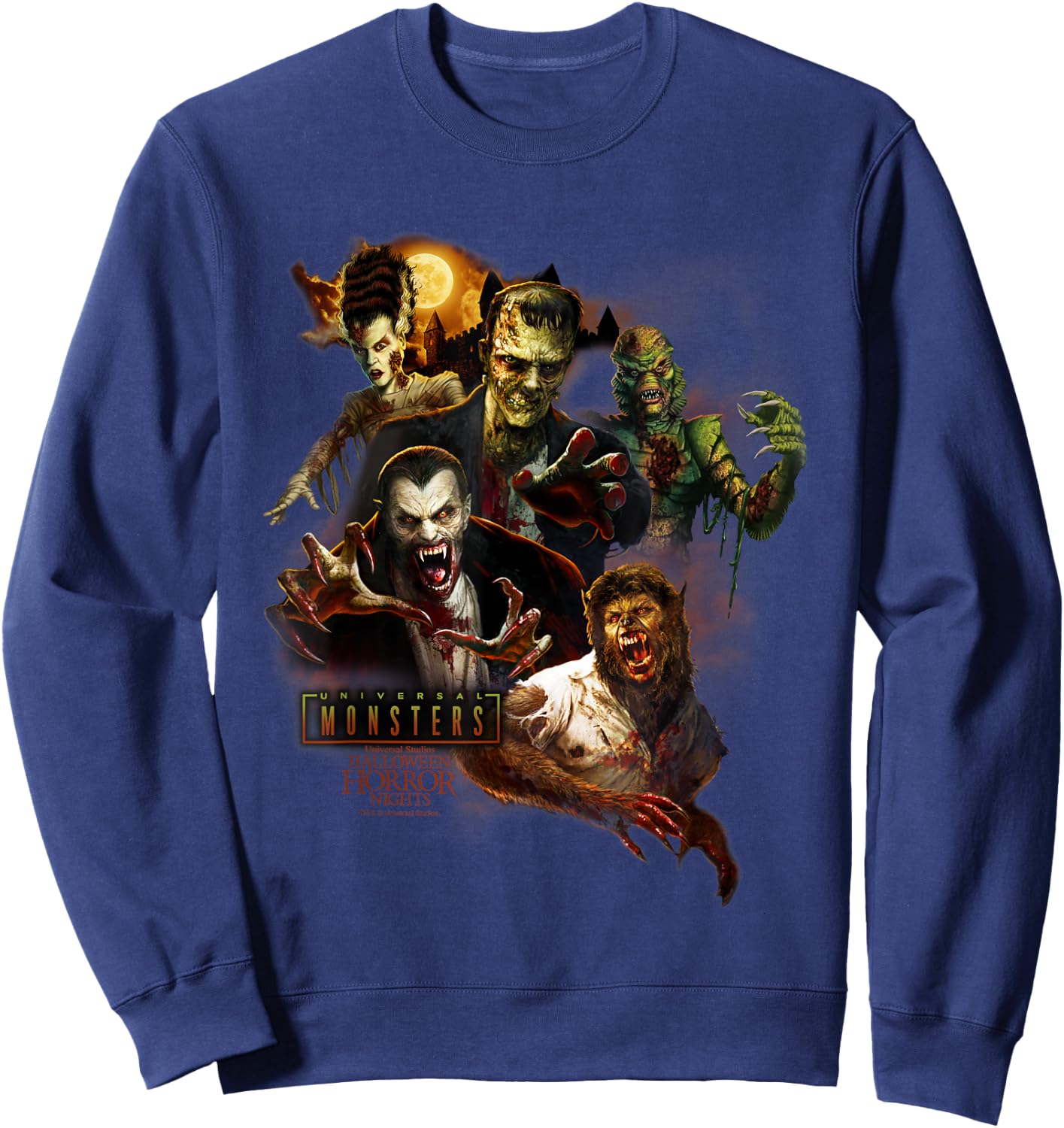 Halloween Horror Nights Universal Monsters Sweatshirt - Sweatshirt | Navy
