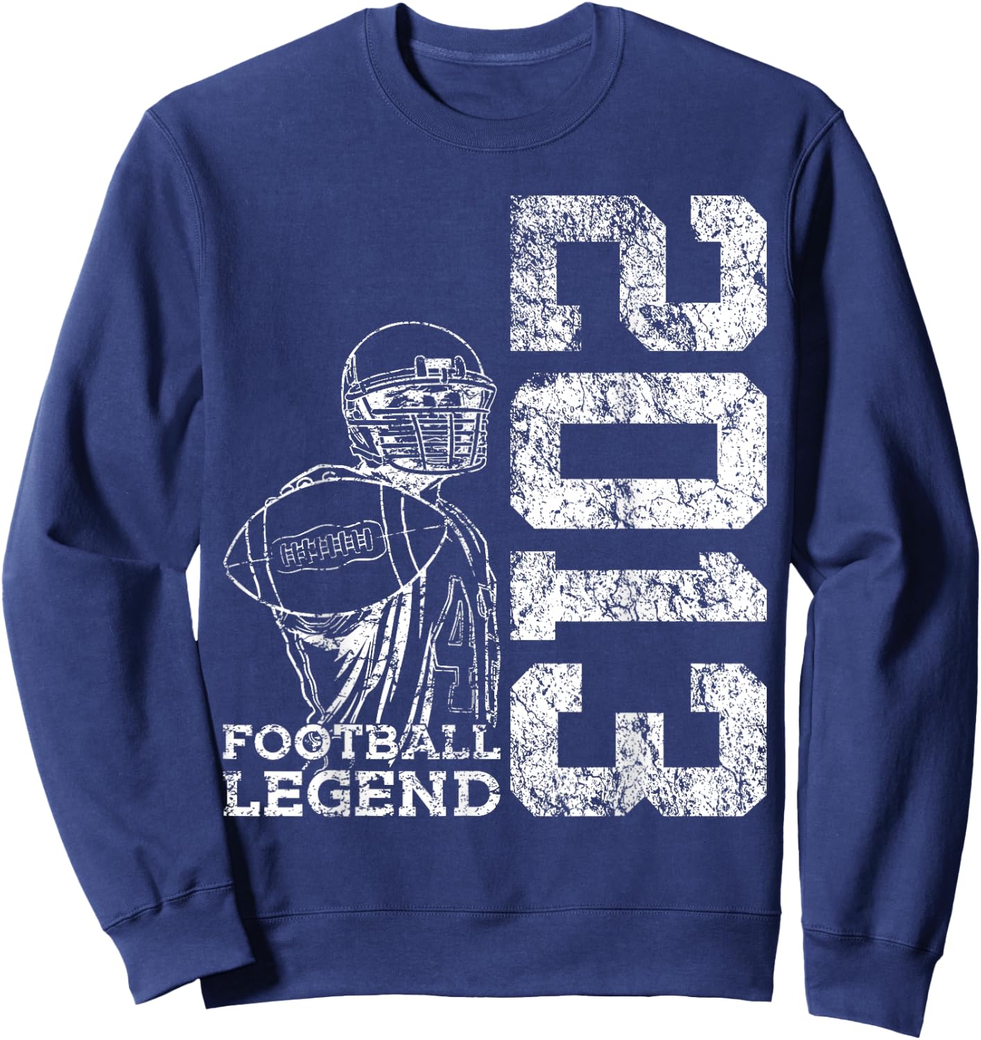 13 Years Football Legend 2013 13th Birthday Sweatshirt - Sweatshirt | Navy