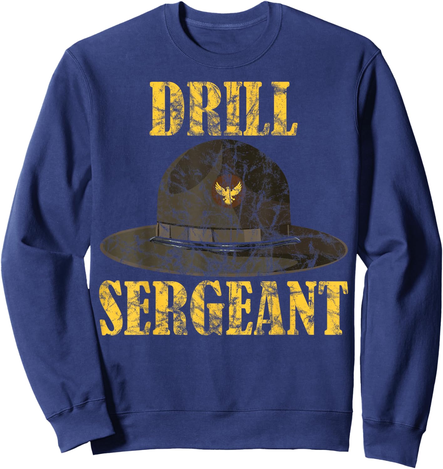 Drill Sergeant a Drill Team or Warrant Officer Sweatshirt - Sweatshirt | Navy