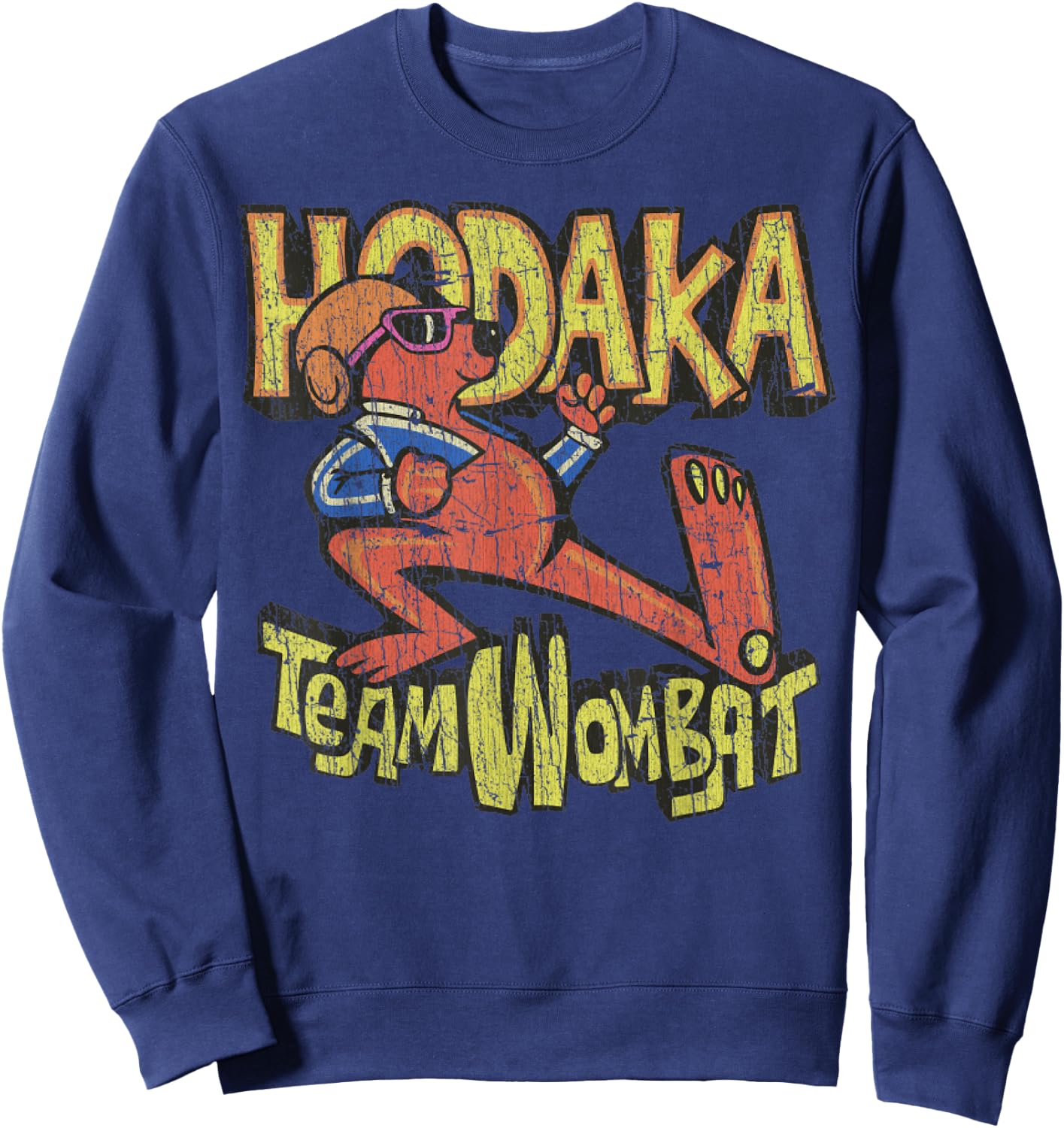 Hodaka Team Wombat 1972 , Black Sweatshirt - Sweatshirt | Navy