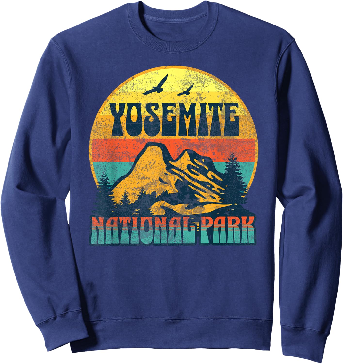 Yosemite National Park Sweatshirt - Sweatshirt | Navy