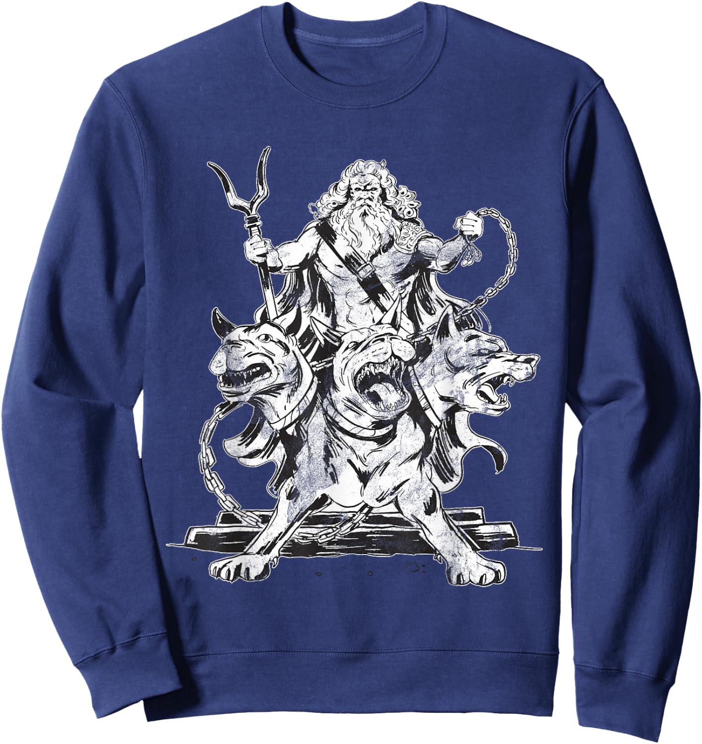 Hades Olympian God Greek Mythology Gifts Ancient Halloween Sweatshirt - Sweatshirt | Navy