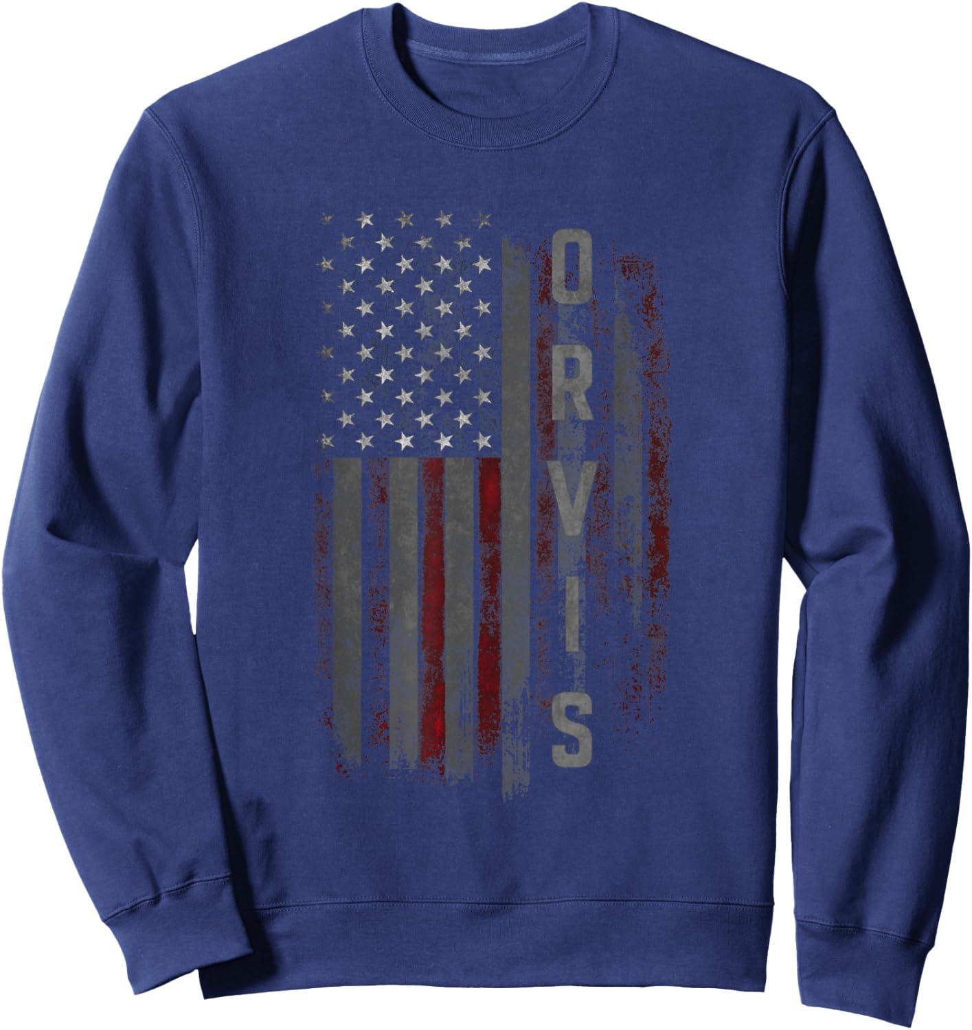 Orvis Family American Flag Sweatshirt - Sweatshirt | Navy